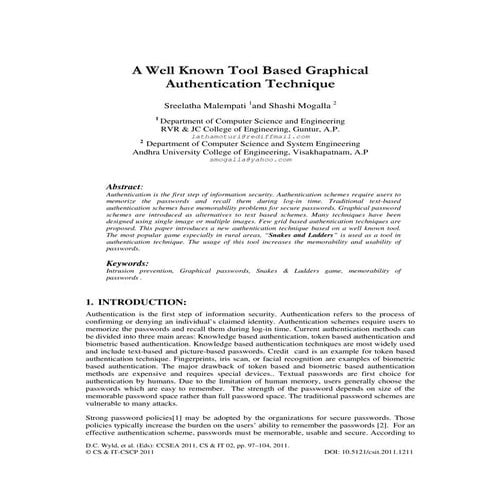 A Well Known Tool Based Graphical Authentication Technique 