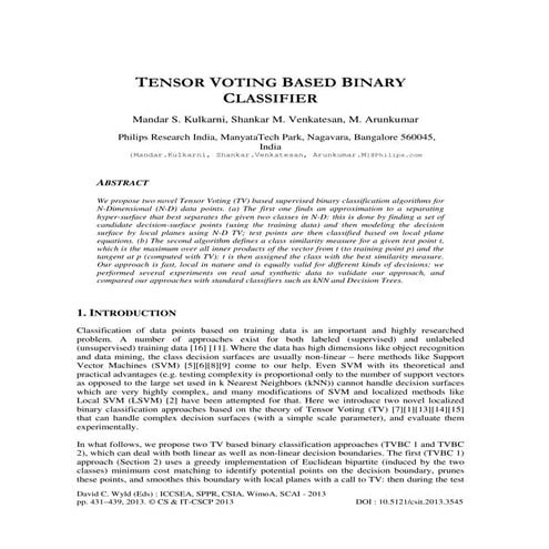 Support Vector Machines (SVM) | PDF