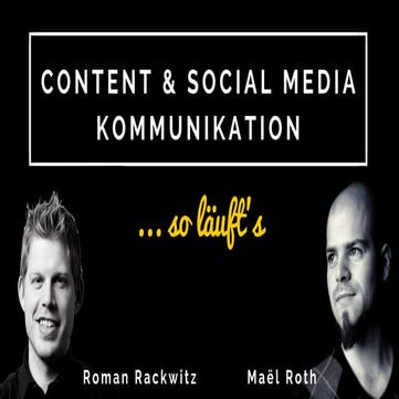 Content & Social Media Kommunikation