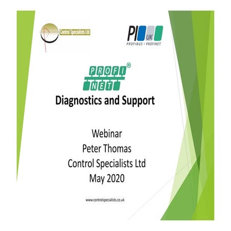 PROFINET network diagnostics and support - May 2020 - Peter Thomas
