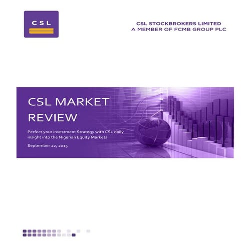 Csl daily market update 08092015 | PDF