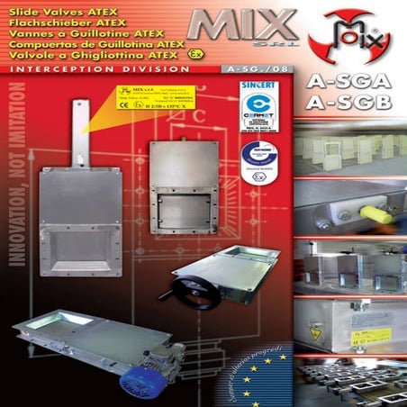 MIX s.r.l. slide valves ATEX