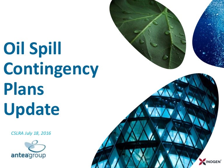 Oil Spill Contingency Plans for Railroads