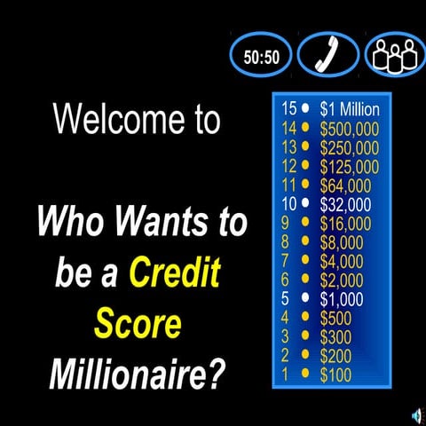 Credit Score Millionaire: University of Idaho Extension 