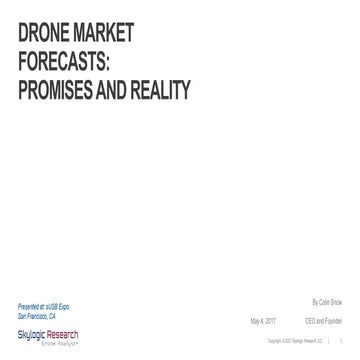 Drone Market Forecasts: Promises and Reality