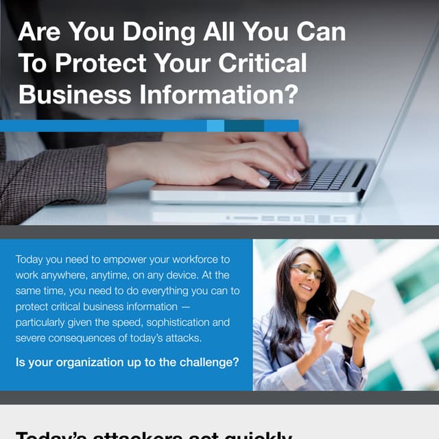 7 Best Practices to Protect Critical Business Information [Infographic]