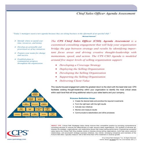 Cso Agenda Assessment | PDF