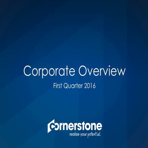 Csod investor deck first quarter