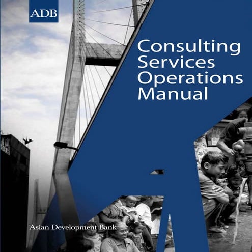 Consulting Services Operation Manual, Asian Development Bank