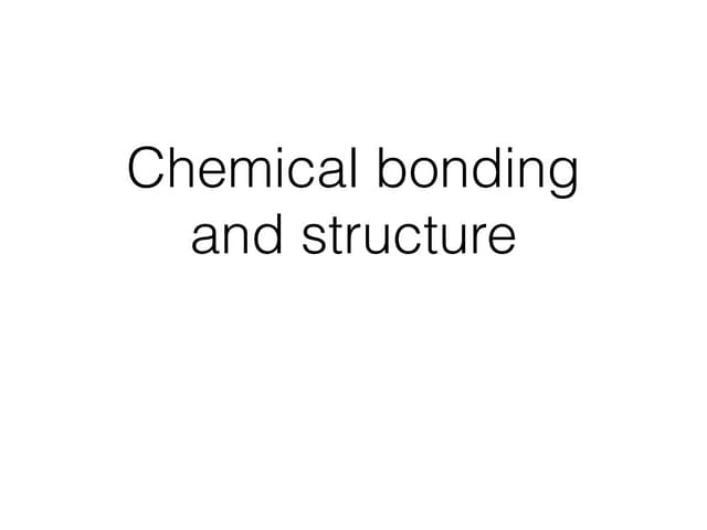 Csonn t3 chemical bonding