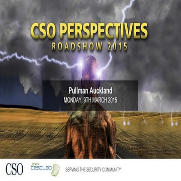 Peter Gutmann Presentation - CSO Perspectives Roadshow Auckland 9th Mar 2015