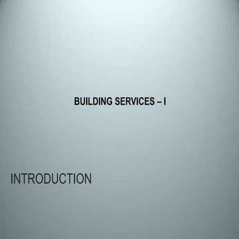 Building services
