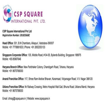 Csp company profile