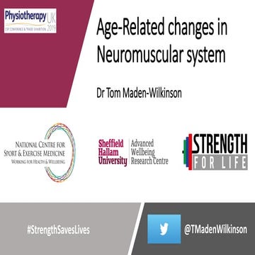 Age-Related Changes in Neuromuscular System