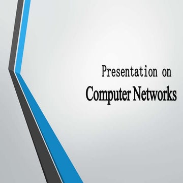 Computer Networks | PPT