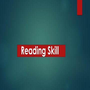 Types of reading | PPTX