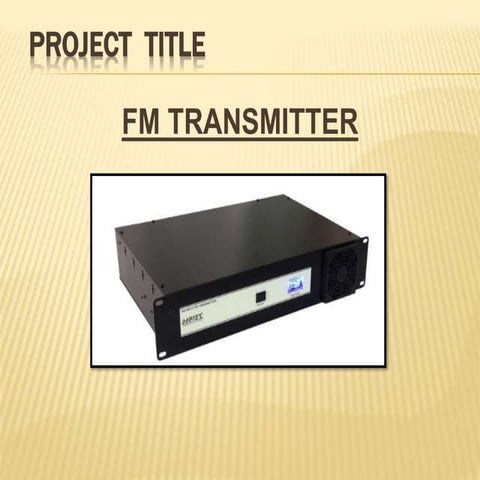 Fm transmitter