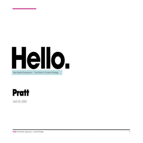 The World of Content Strategy