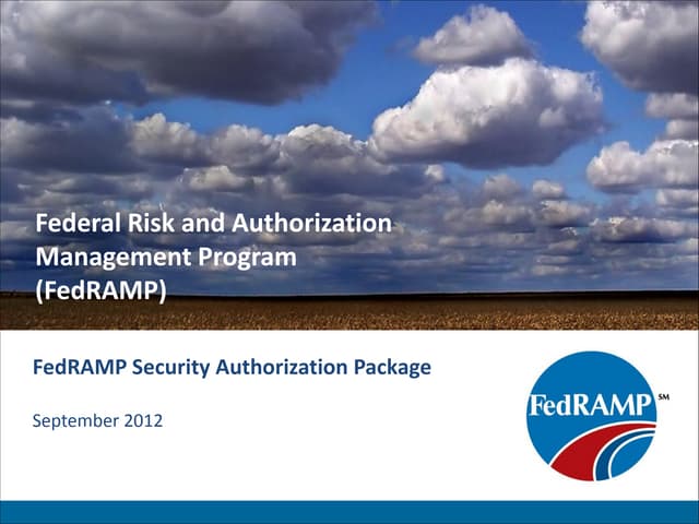 fedramp security authorization package