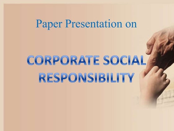 Corporate Social Responsibility CSR PowerPoint Templates | PPSX