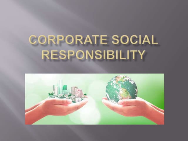 Digitizing Your Corporate Social Responsibility | PDF