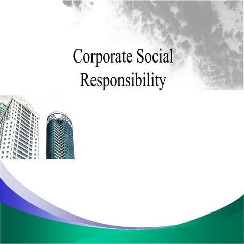 Corporate Social Responsibility
