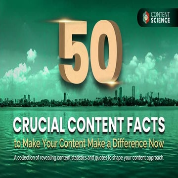 Preview of 2024 50 Crucial Content Facts Slides