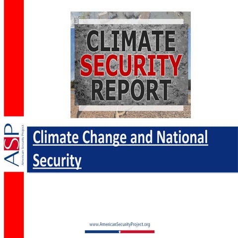 Climate Change and National Security 