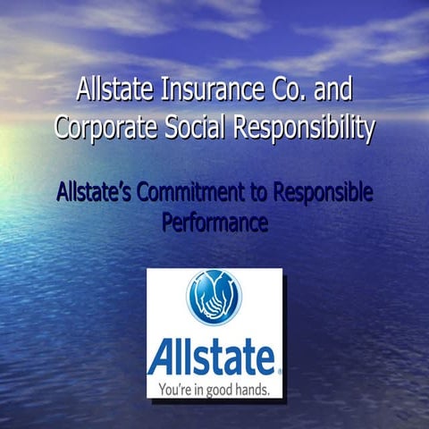 The Allstate Corporation Paper | DOC