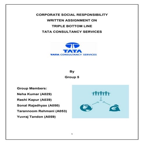CSR - Tata Consultancy Services - 2013 