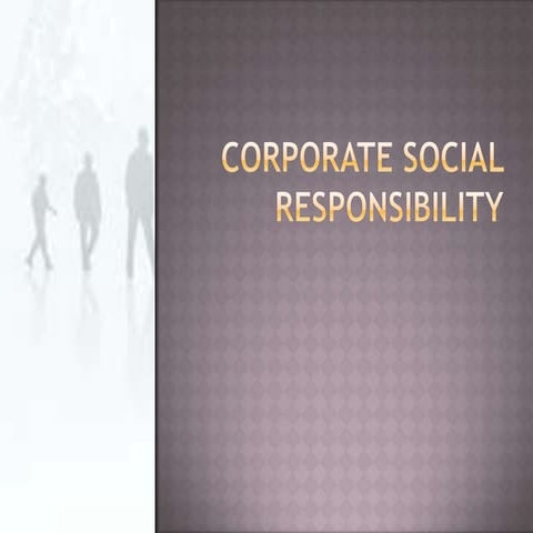 Csr and ethics