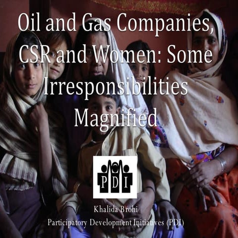 CSR and Women In Sindh