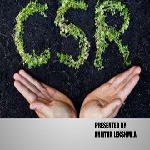 Csr by anjitha lekshmi