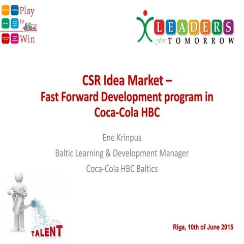 Fast Forward Development program in Coca-Cola HBC