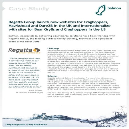 Regatta eCommerce case study