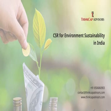 CSR for Environment Sustainability in India.pptx