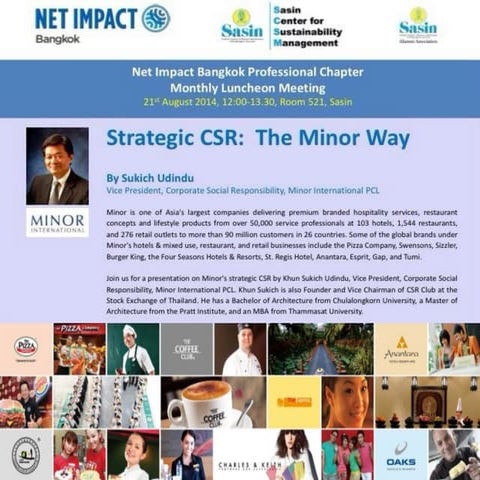 Strategic CSR: The Minor Way