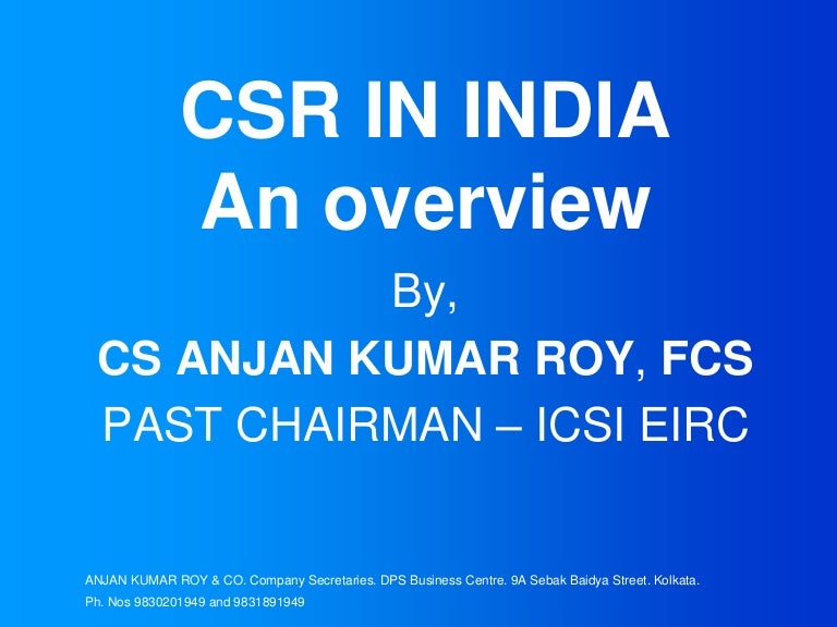 ppt on csr in india Csr mandate in india |authorstream.