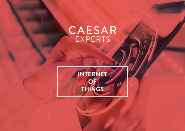 “Information driven added value” Internet of Things
