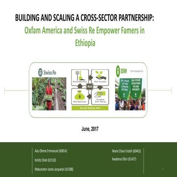BUILDING AND SCALING A CROSS-SECTOR PARTNERSHIP