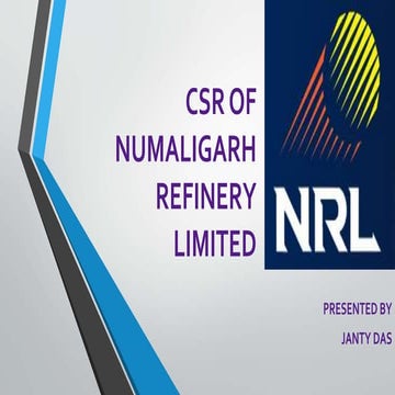 Csr of  nrl by janty das