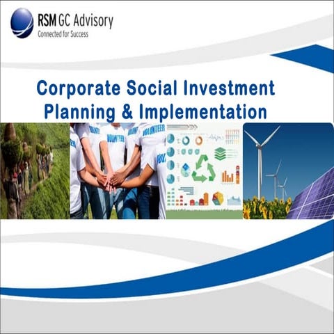 CSR – Planning and Implementation Support | PPT