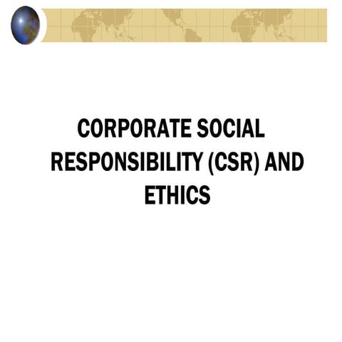 Csr ppt