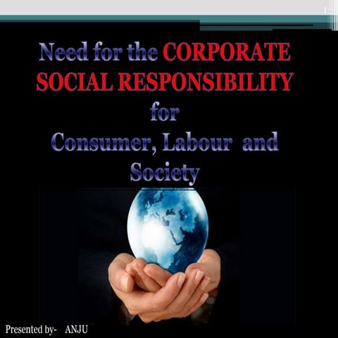 Corporate social Responsibility