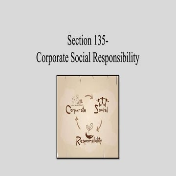 CSR Section 135 of Companies Act ,2013