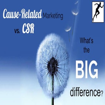 Csr vs. Cause-Related Marketing