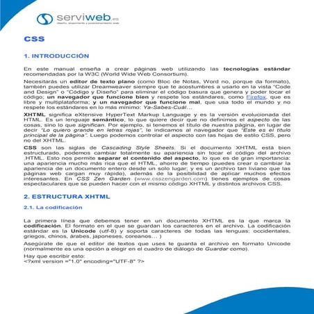 Curso de diseño CSS