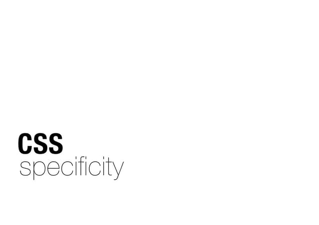 CSS Dasar #10 : Specificity