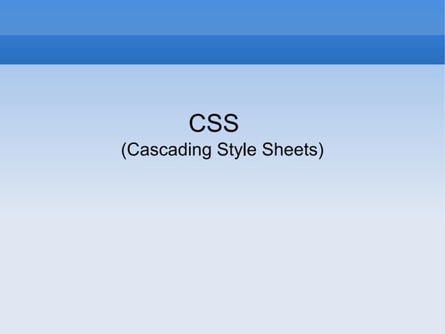 CSS