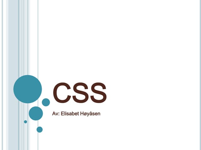 Css | PPTX